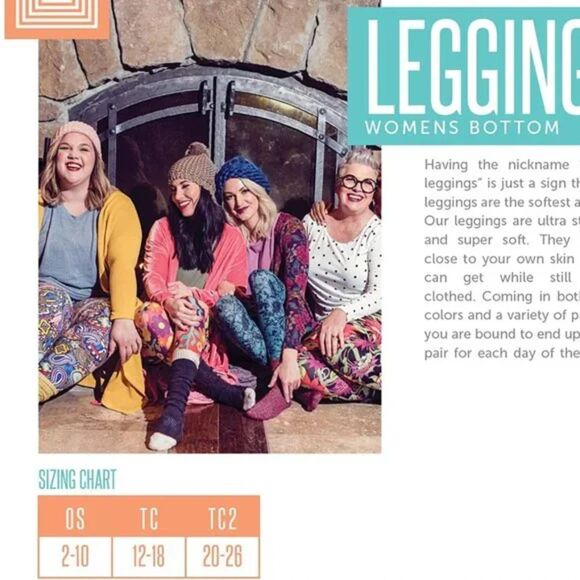 LuLaRoe OS Leggings - Picture 4 of 4